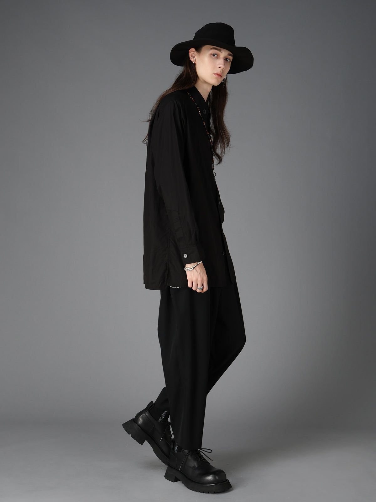 100/2 COTTON BROAD COLLAR BUTTON REGULAR SHIRT