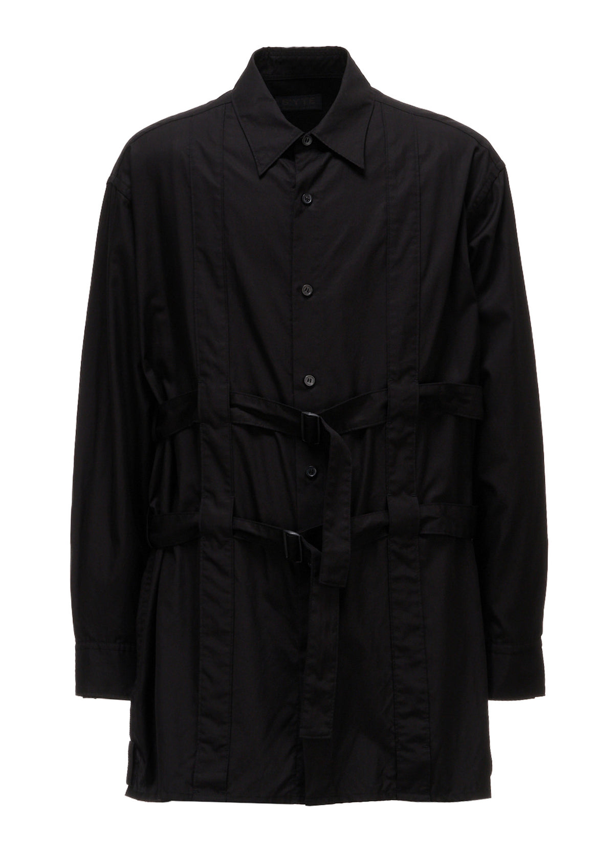 100/2 COTTON BROAD BELT DETAIL BIG SHIRT