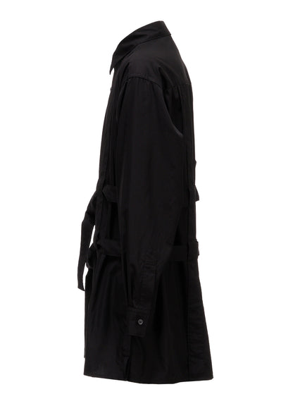100/2 COTTON BROAD BELT DETAIL BIG SHIRT