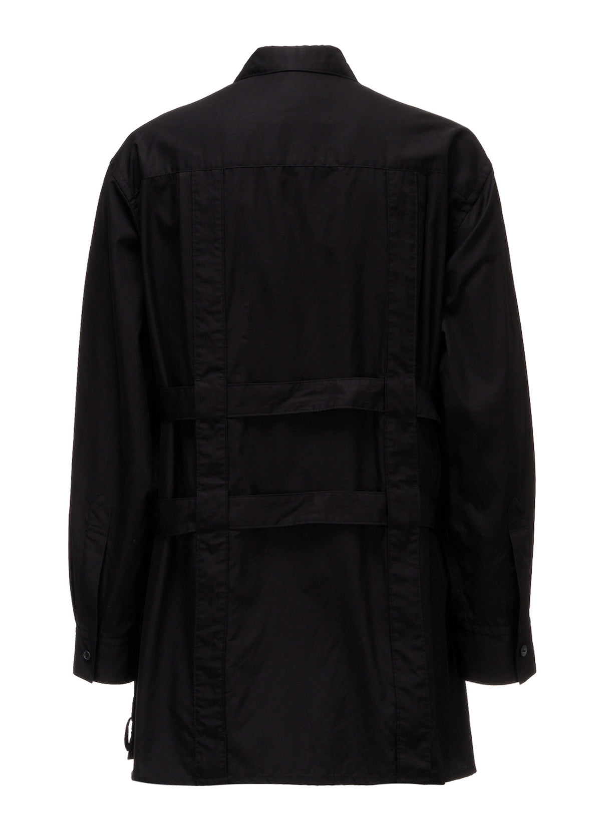 100/2 COTTON BROAD BELT DETAIL BIG SHIRT