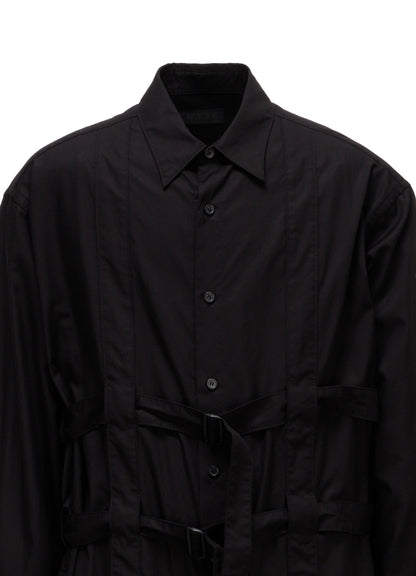 100/2 COTTON BROAD BELT DETAIL BIG SHIRT