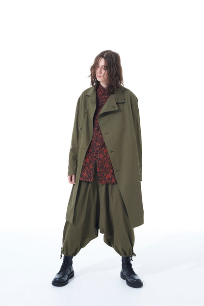 20/COTTON TWILL LONG COAT