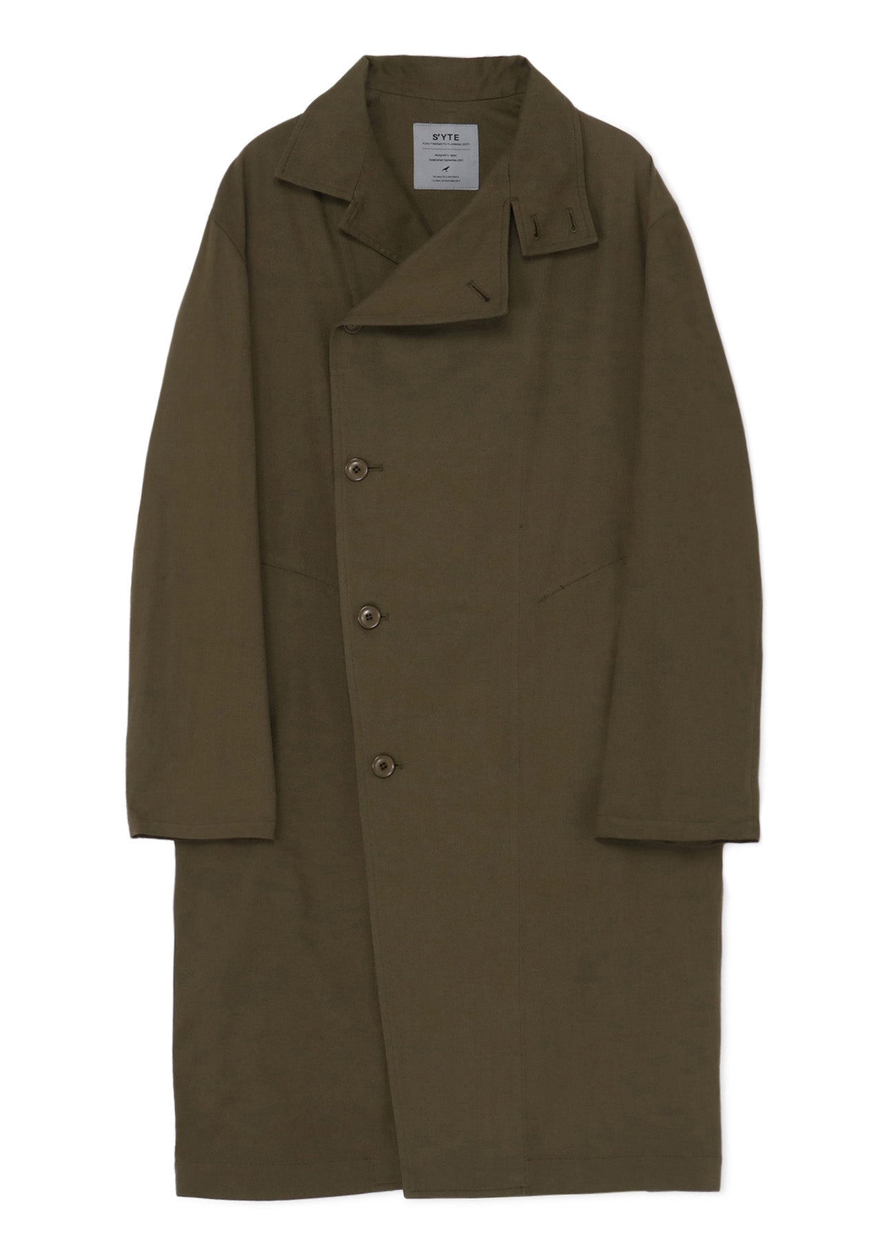 20/COTTON TWILL LONG COAT