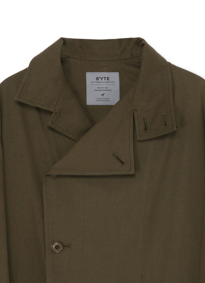 20/COTTON TWILL LONG COAT