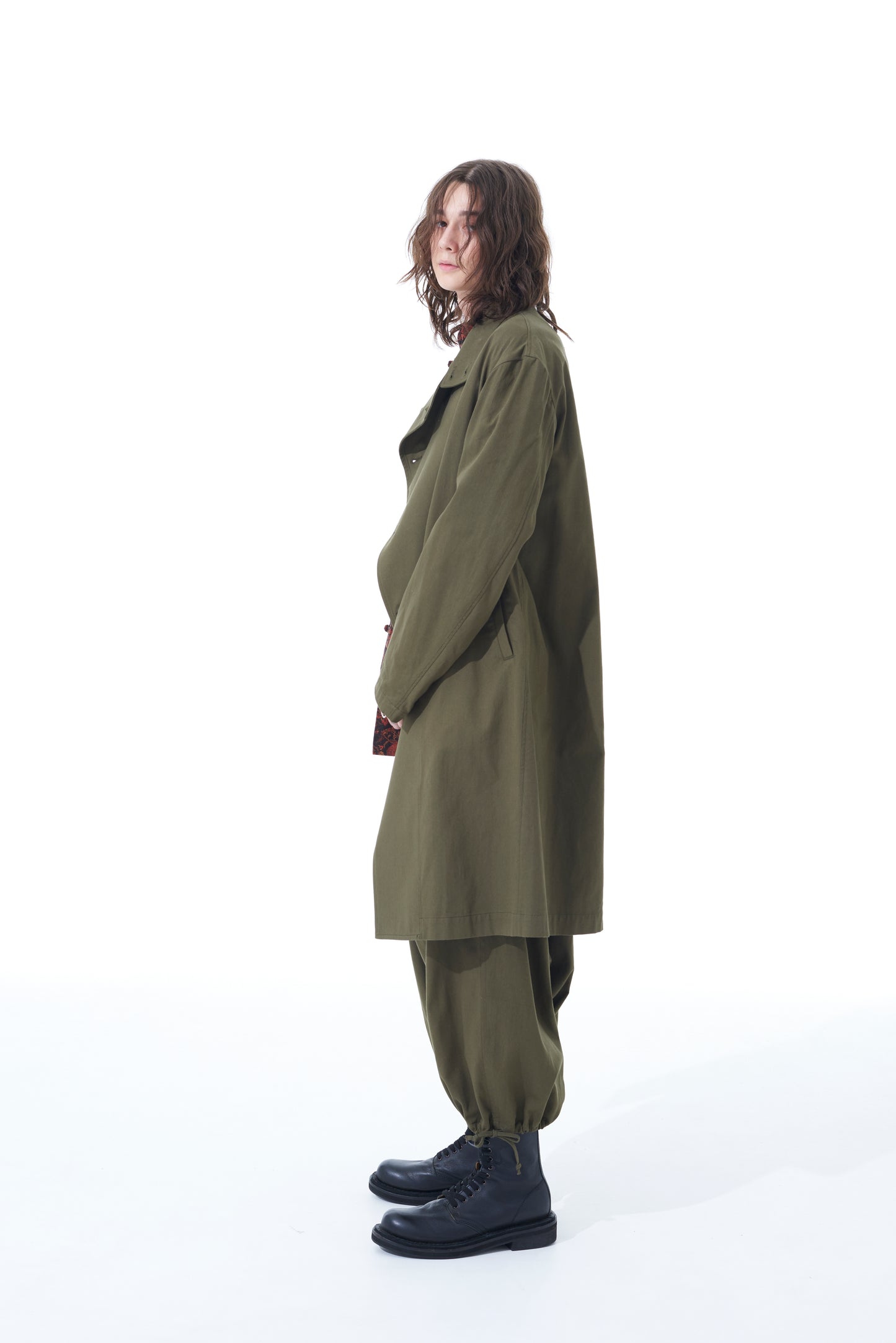 20/COTTON TWILL LONG COAT