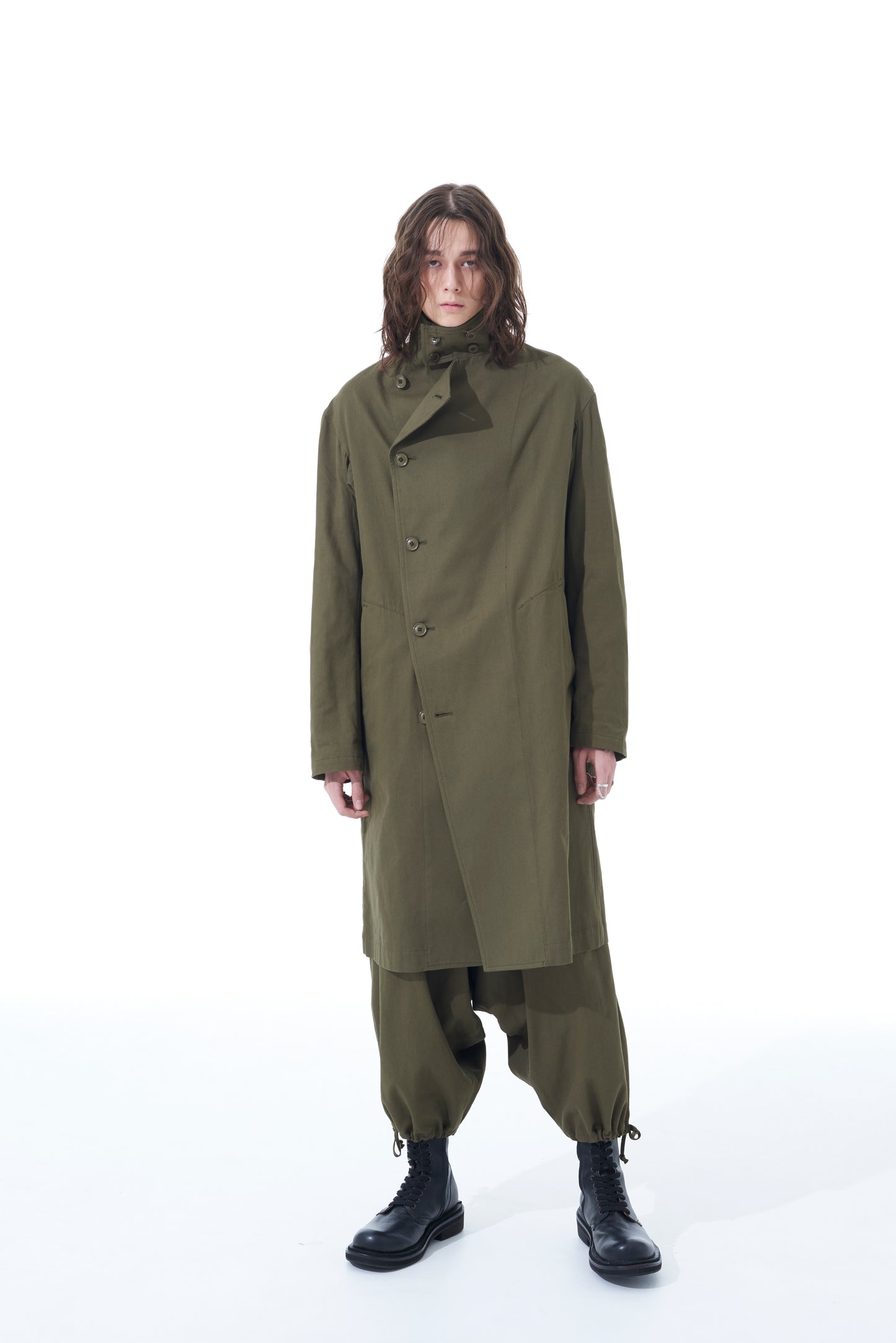 20/COTTON TWILL LONG COAT