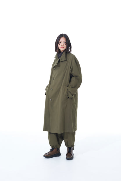 20/COTTON TWILL LONG COAT