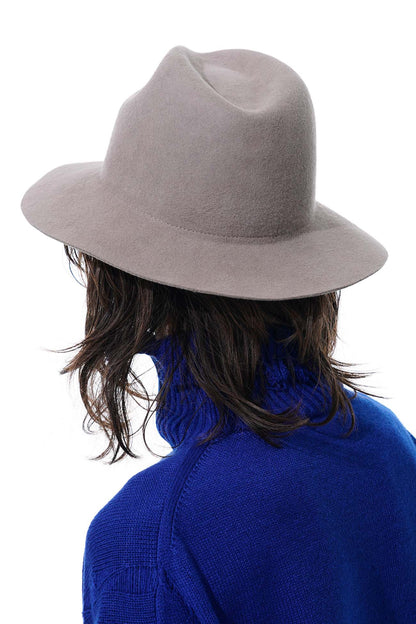 WOOL FELT LONG BRIM SOFT HAT