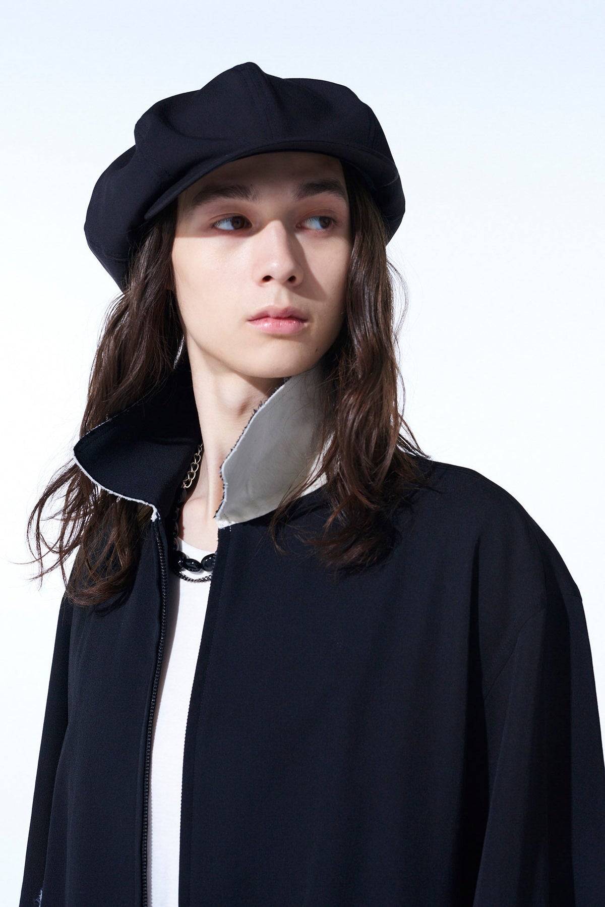 WASHER WOOL GABARDINE CASQUETTE