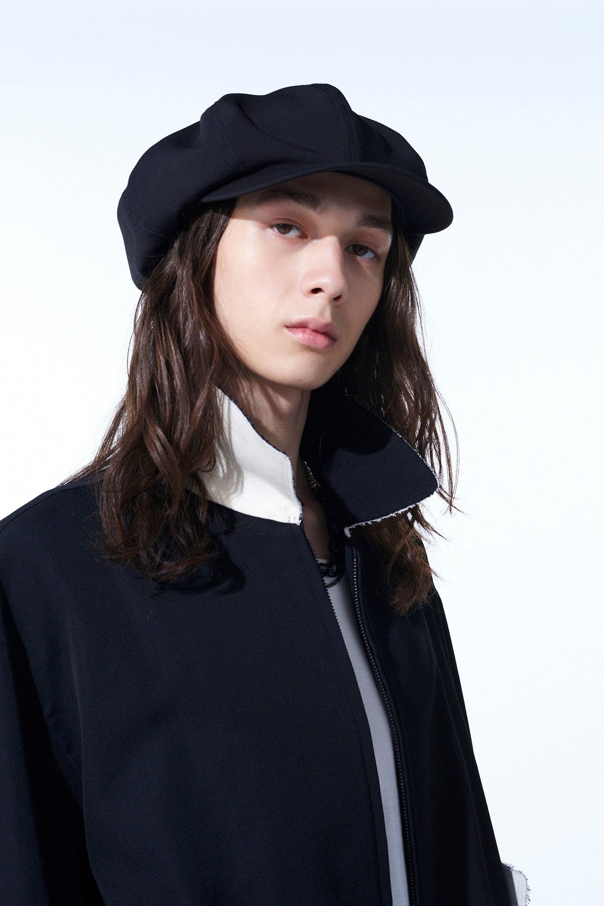WASHER WOOL GABARDINE CASQUETTE