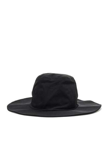 CREPE de CHINE WIDE BRIM HAT