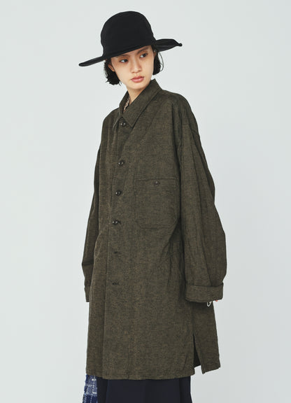 CREPE de CHINE WIDE BRIM HAT