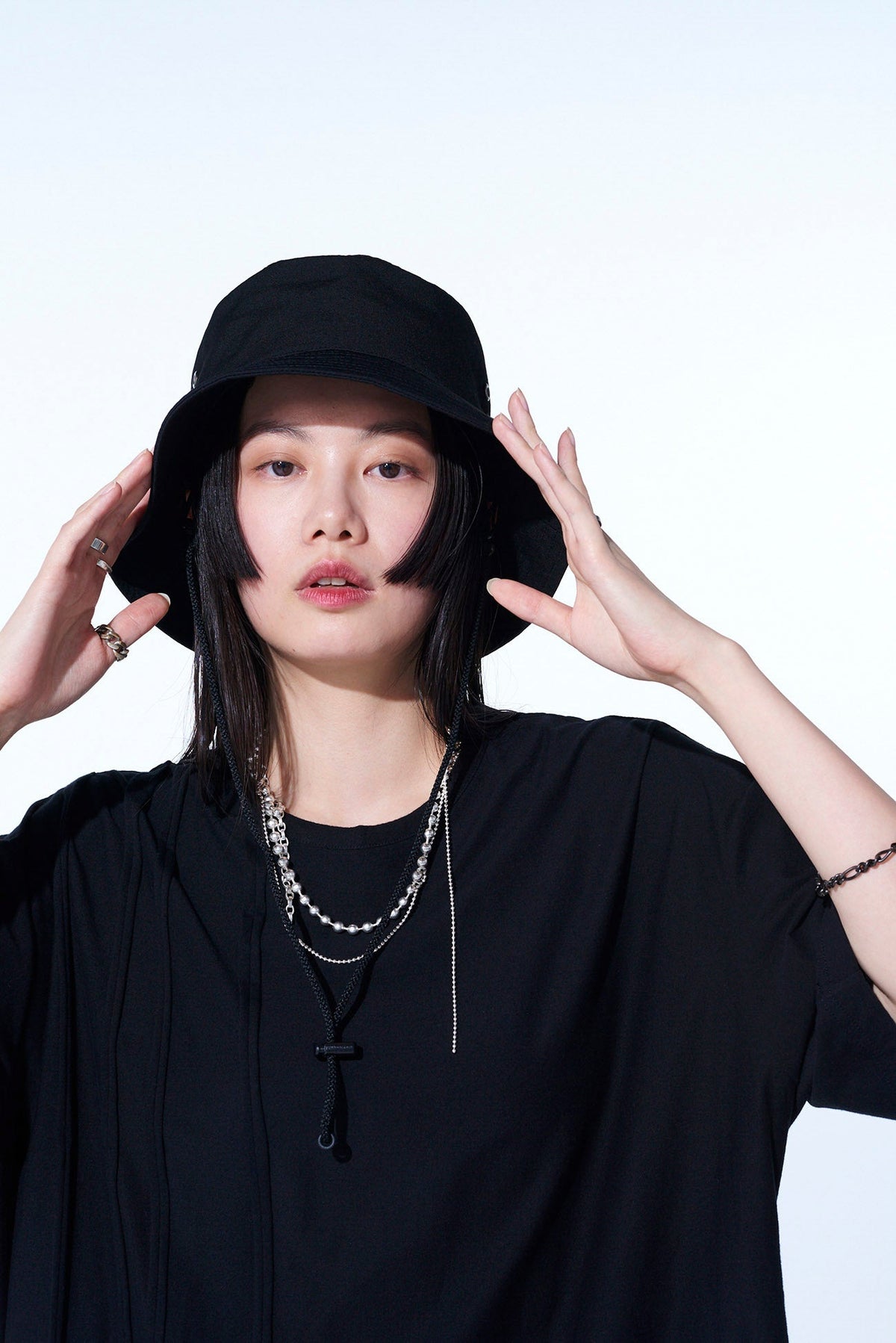 WASHER WOOL GABARDINE SAFARI HAT
