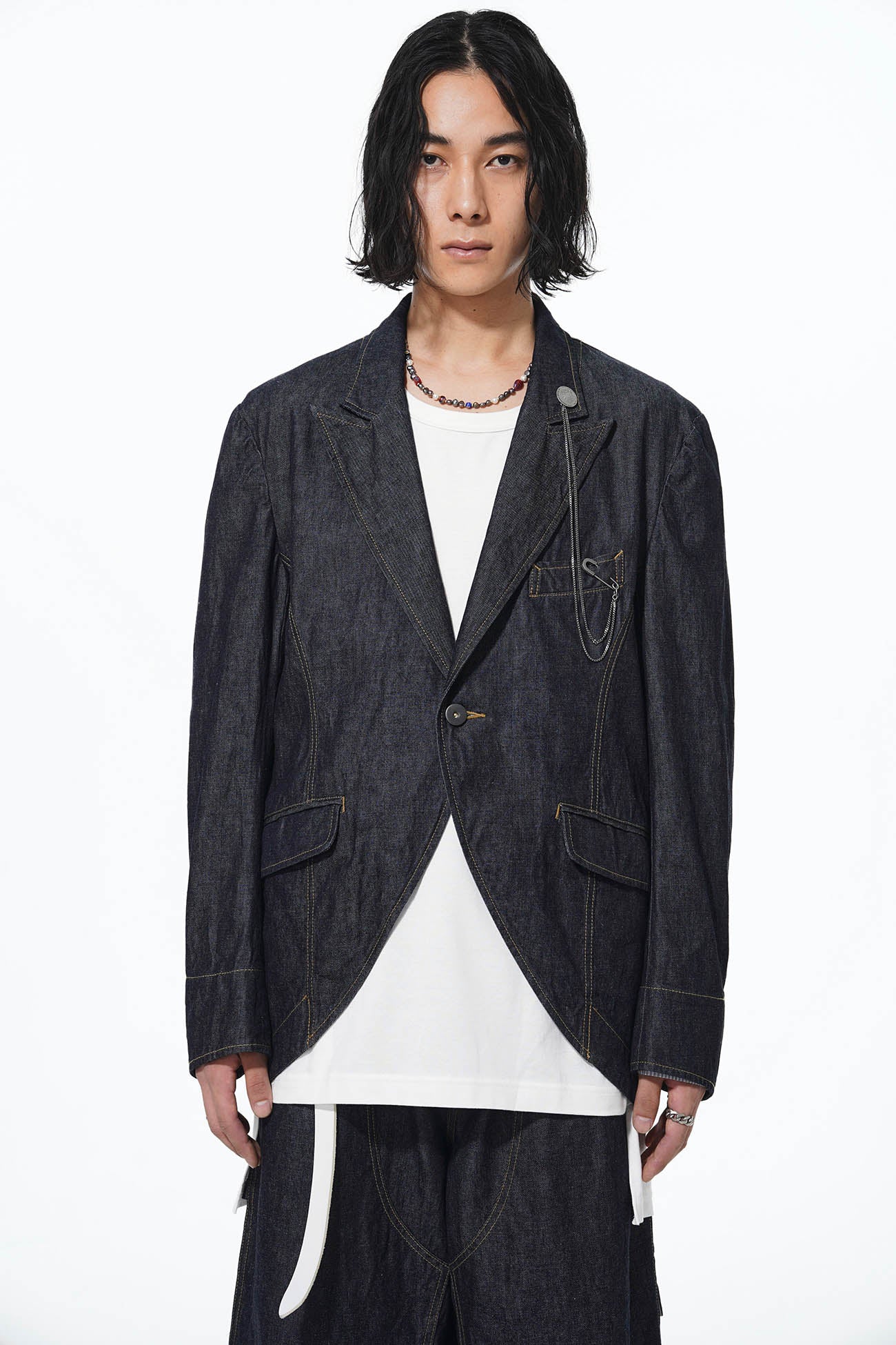 10OZ DENIM PEAKED JACKET