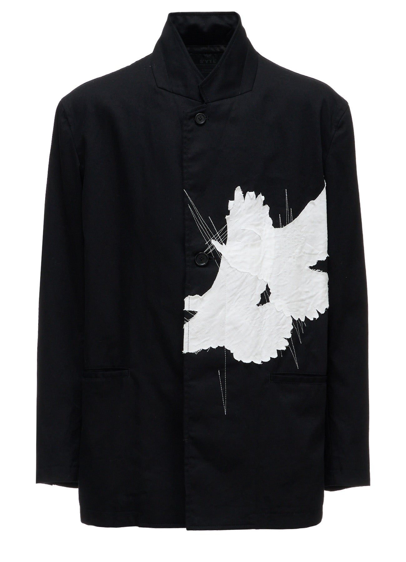 20/COTTON TWILL CROW PATCH JACKET