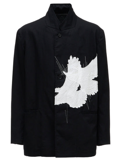 20/COTTON TWILL CROW PATCH JACKET