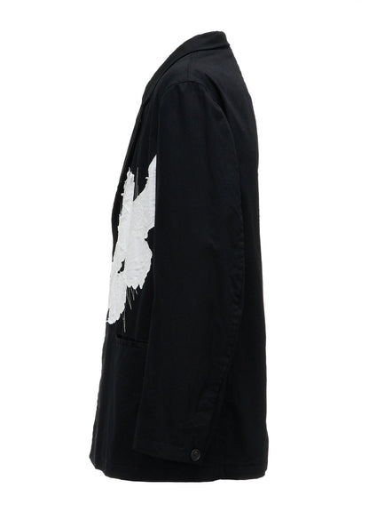 20/COTTON TWILL CROW PATCH JACKET