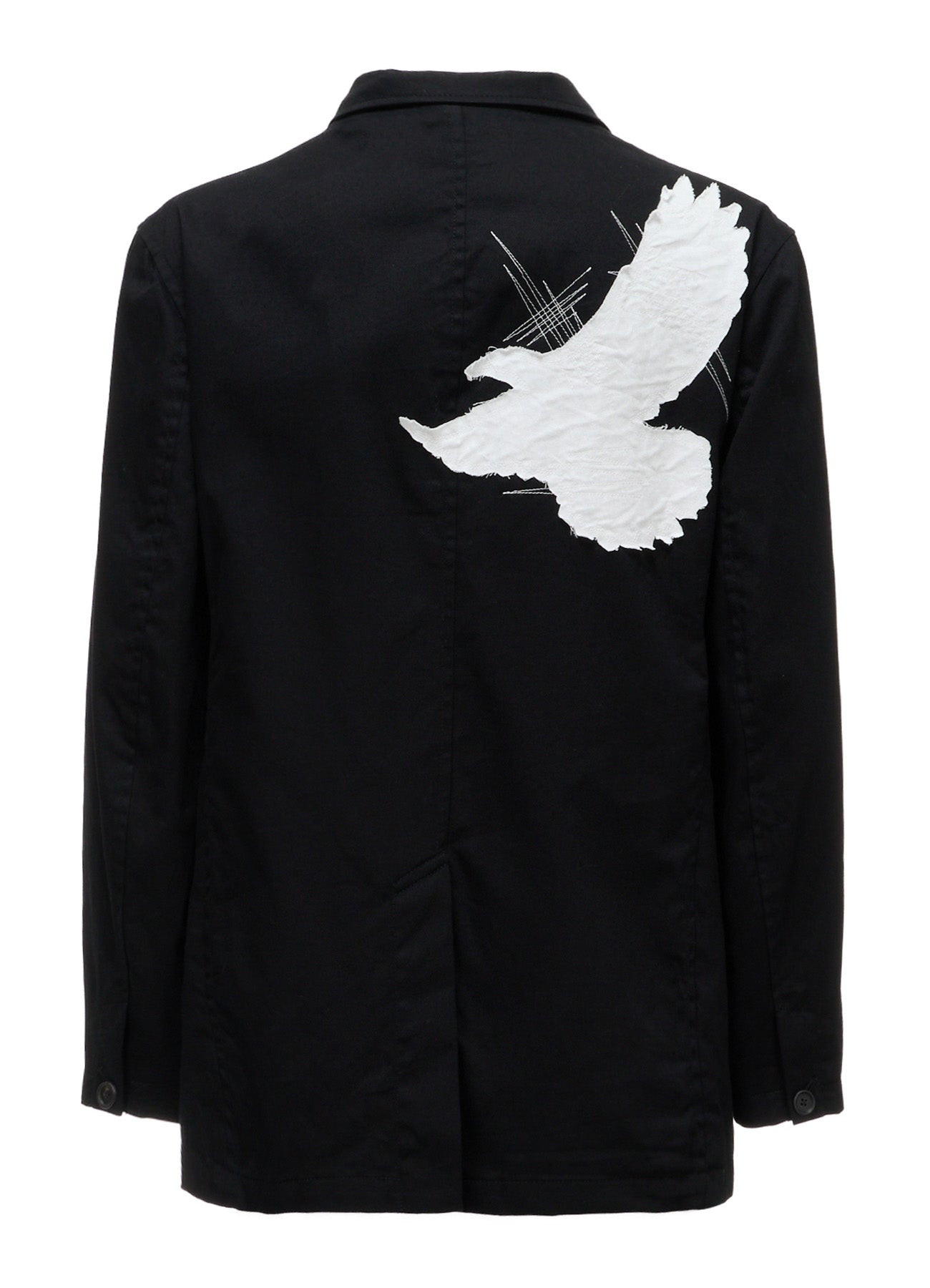 20/COTTON TWILL CROW PATCH JACKET