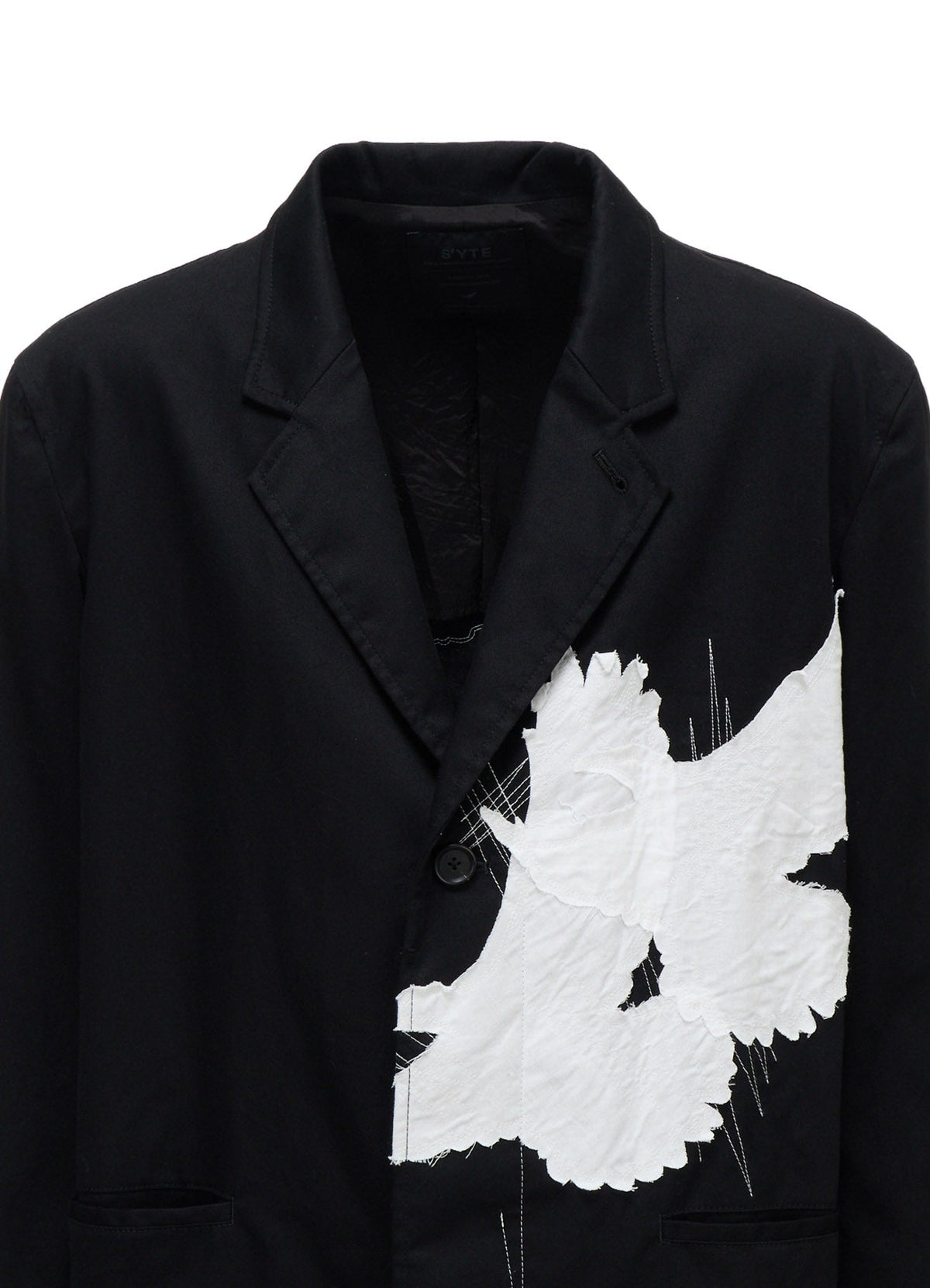 20/COTTON TWILL CROW PATCH JACKET