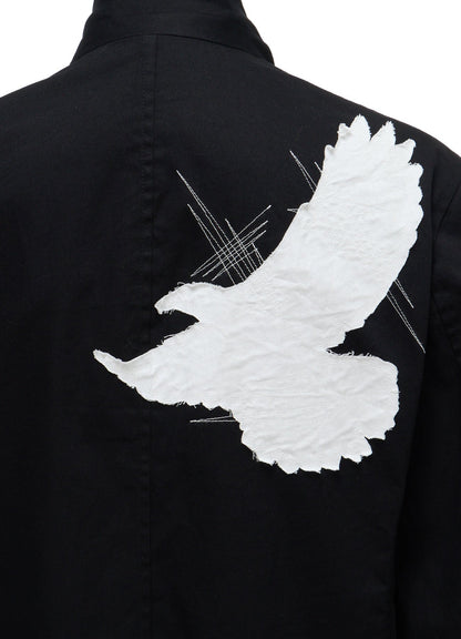 20/COTTON TWILL CROW PATCH JACKET