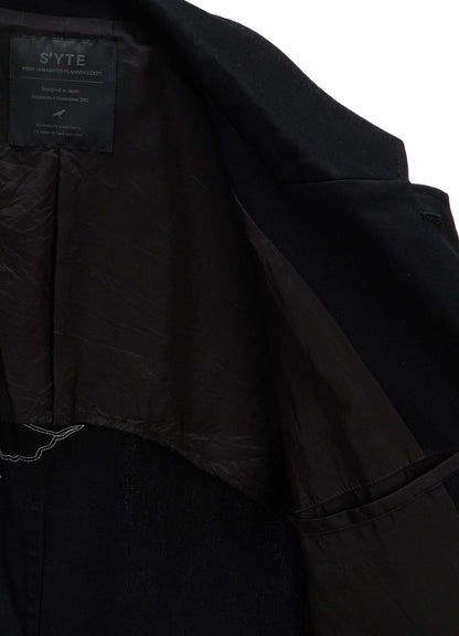 20/COTTON TWILL CROW PATCH JACKET
