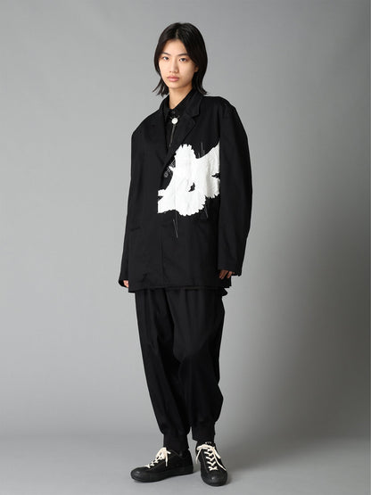 20/COTTON TWILL CROW PATCH JACKET