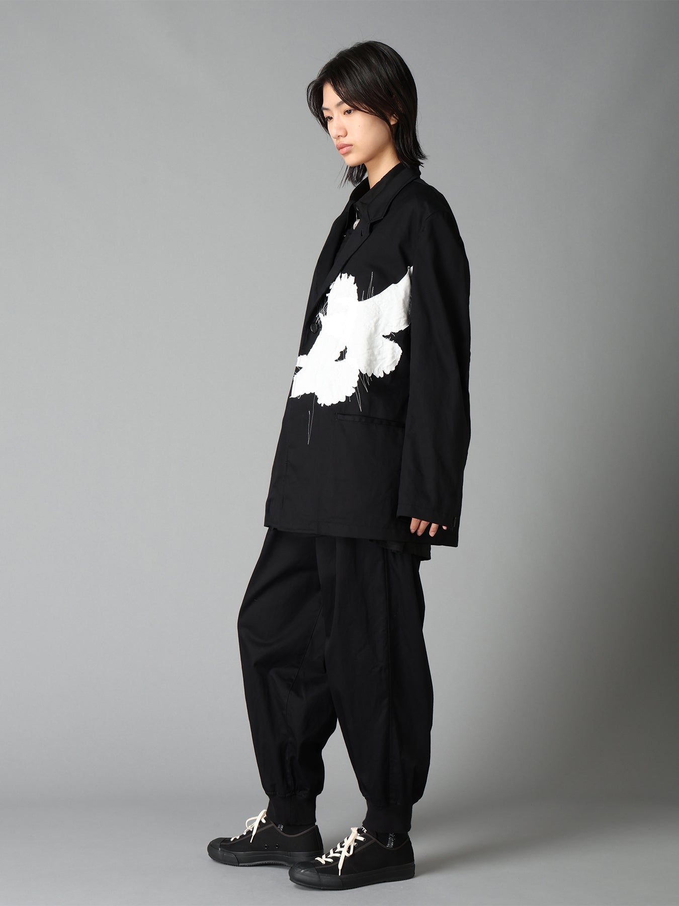 20/COTTON TWILL CROW PATCH JACKET
