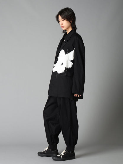 20/COTTON TWILL CROW PATCH JACKET