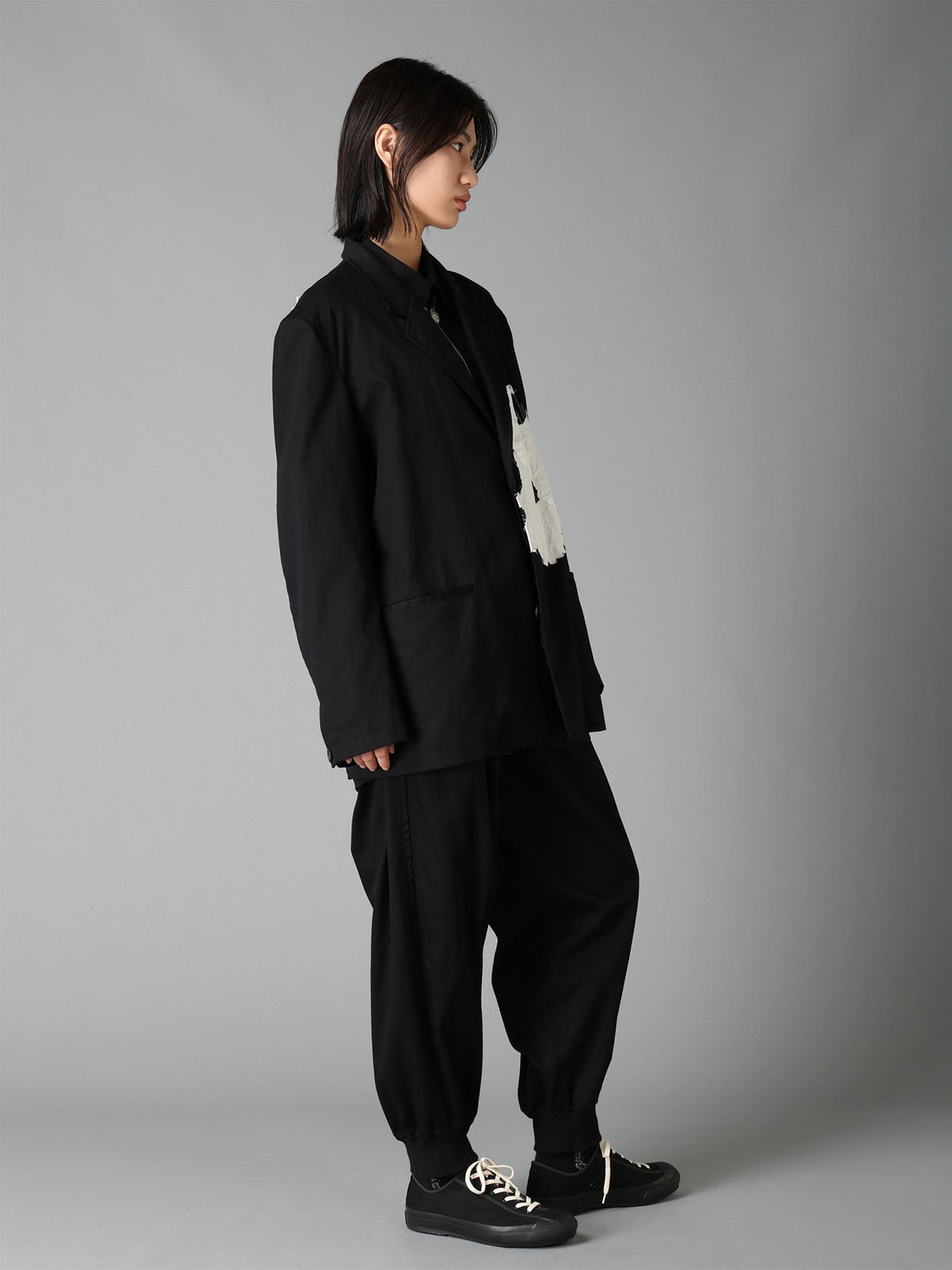 20/COTTON TWILL CROW PATCH JACKET