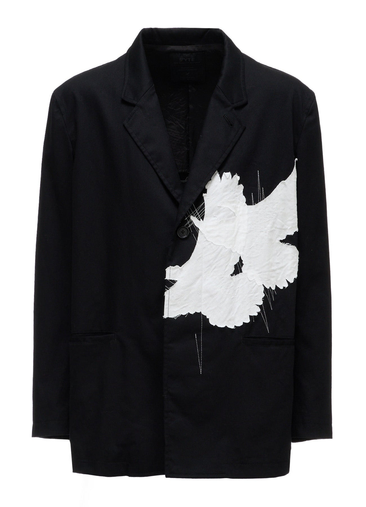 20/COTTON TWILL CROW PATCH JACKET