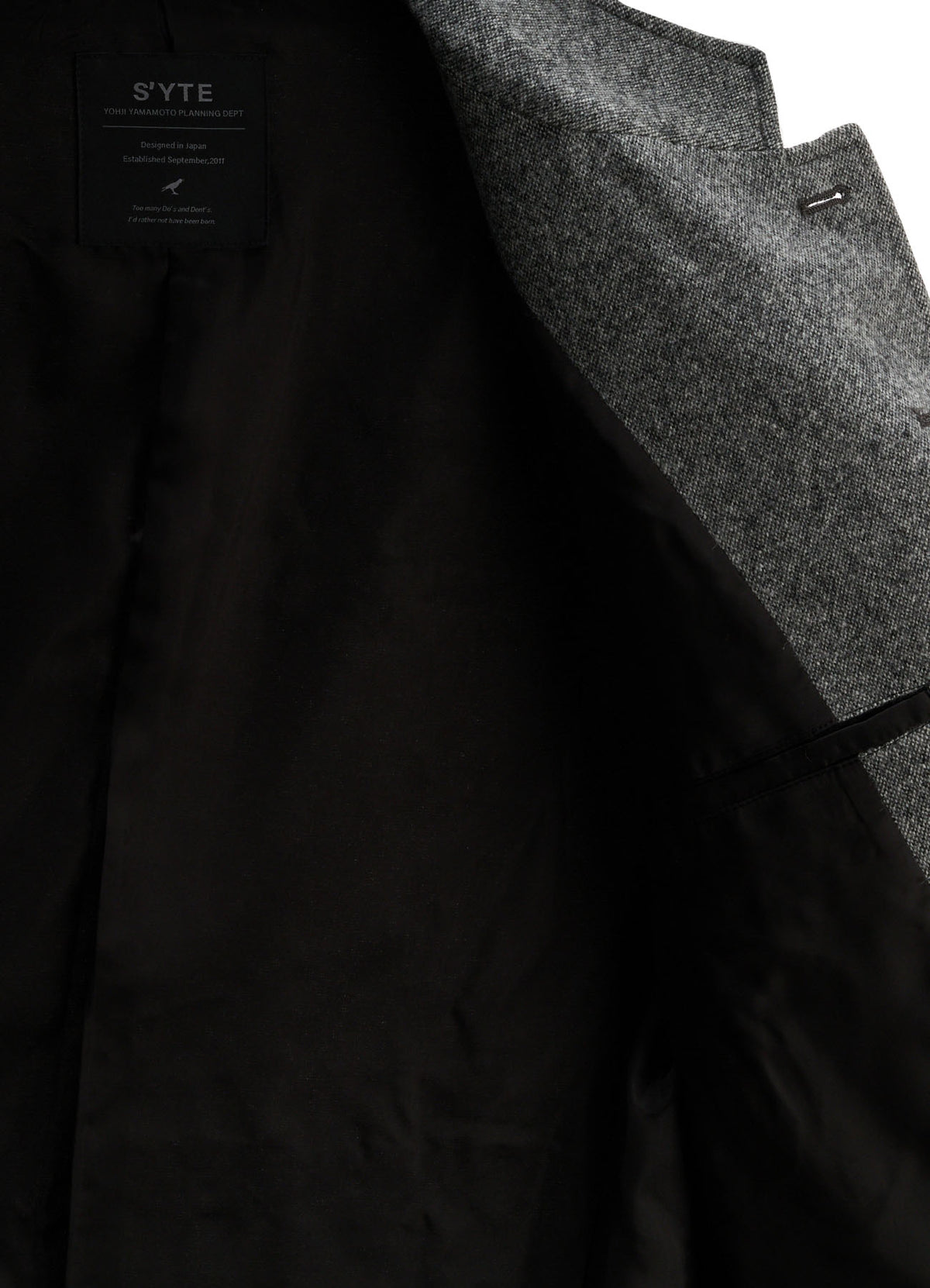 ECO WOOL EMBROIDERIED PATCH JACKET
