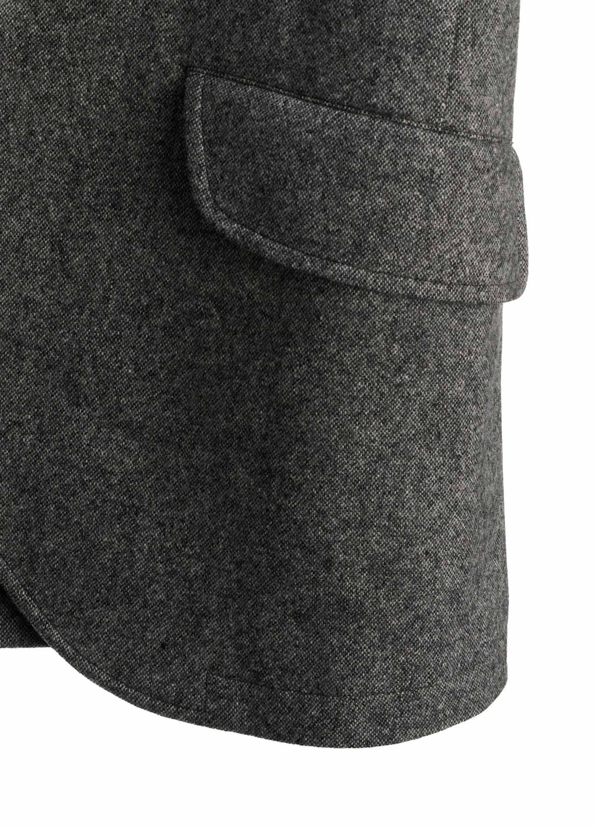 ECO WOOL EMBROIDERIED PATCH JACKET