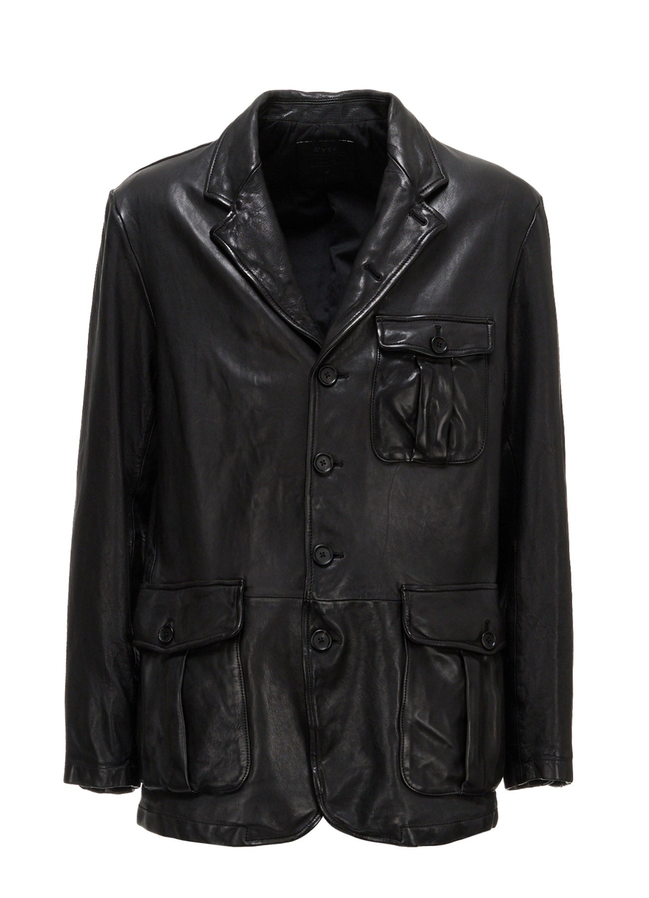 ジャケット・アウター 00s yohji yamamoto lamb lether jacket WASHED SHEEP LEATHER 3 POCKETS JACKET – THE SHOP YOHJI YAMAMOTO