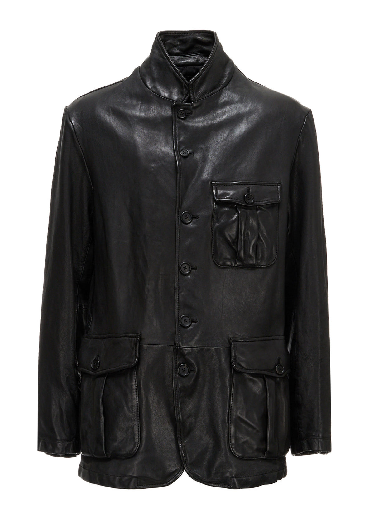 WASHED SHEEP LEATHER 3 POCKETS JACKET