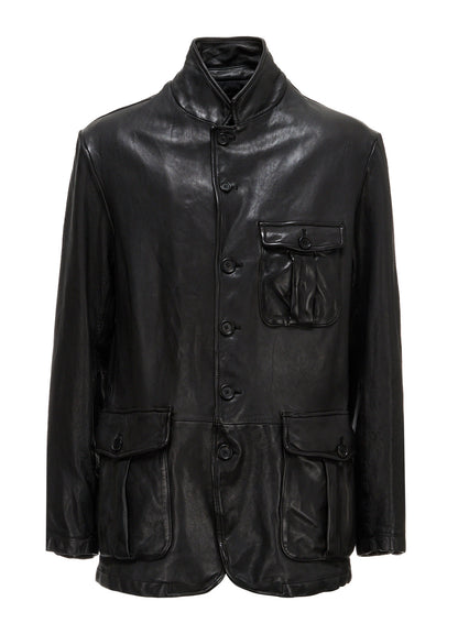 WASHED SHEEP LEATHER 3 POCKETS JACKET