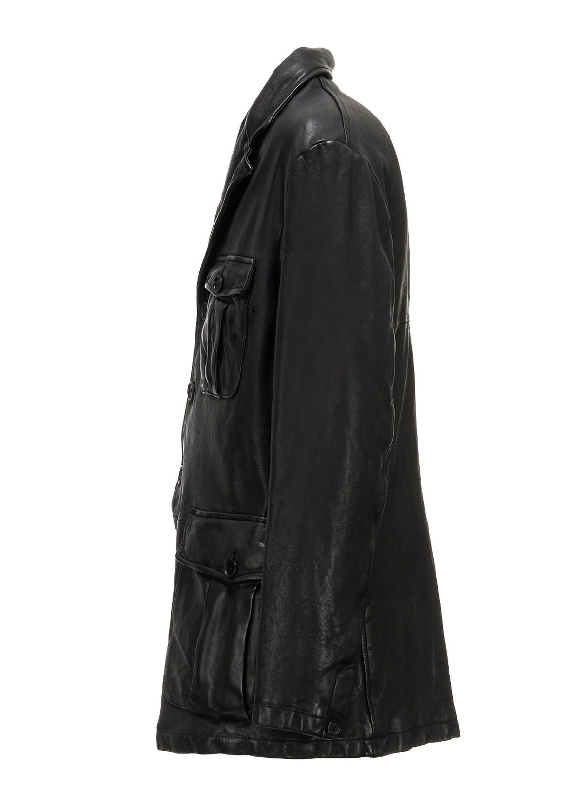 WASHED SHEEP LEATHER 3 POCKETS JACKET