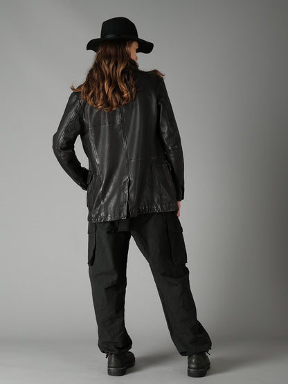 WASHED SHEEP LEATHER 3 POCKETS JACKET