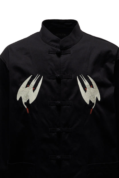 WEPON CLOTH TUFTED PUFFIN EMBROIDERY CHINA JACKET