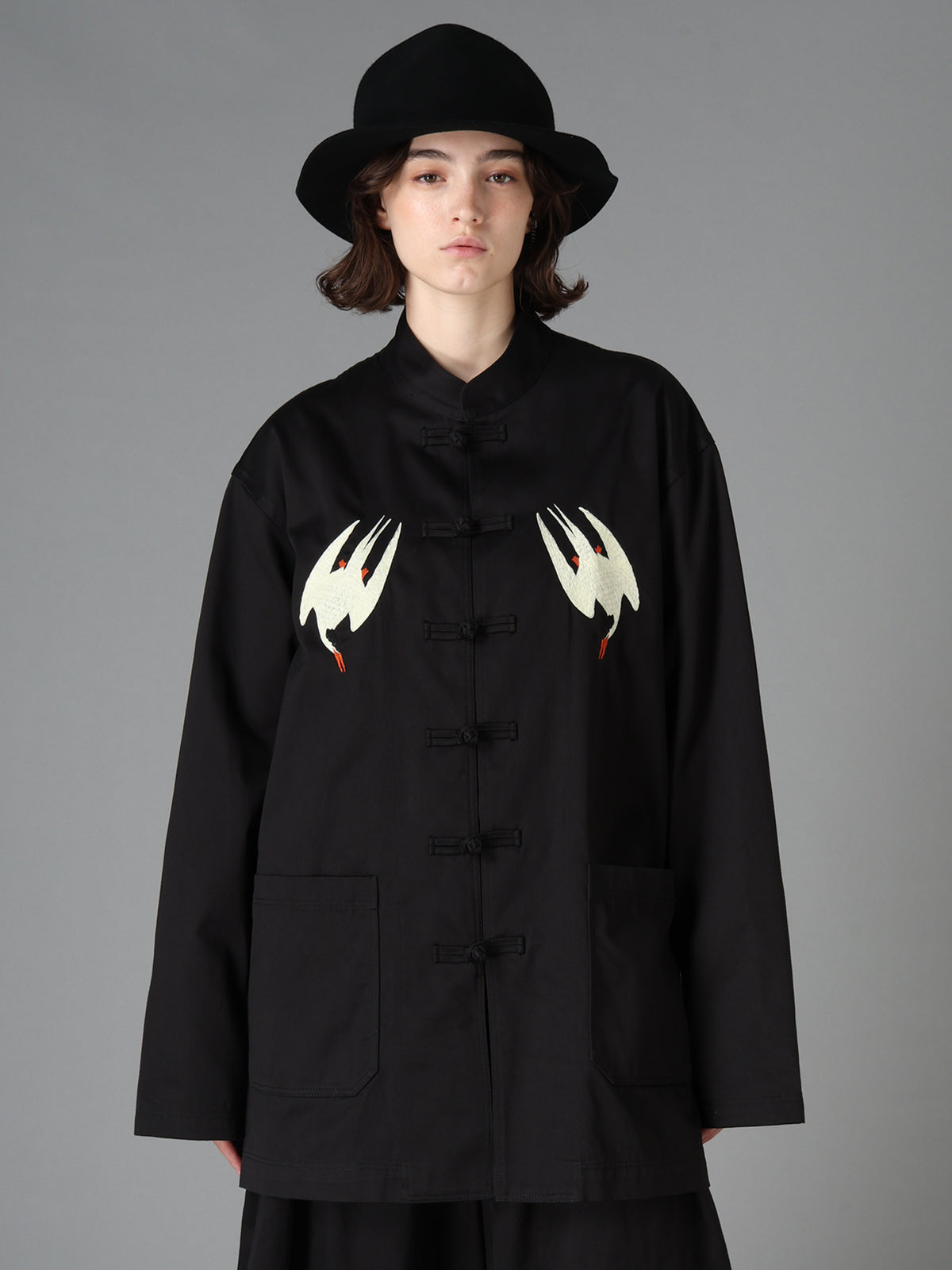 WEPON CLOTH TUFTED PUFFIN EMBROIDERY CHINA JACKET