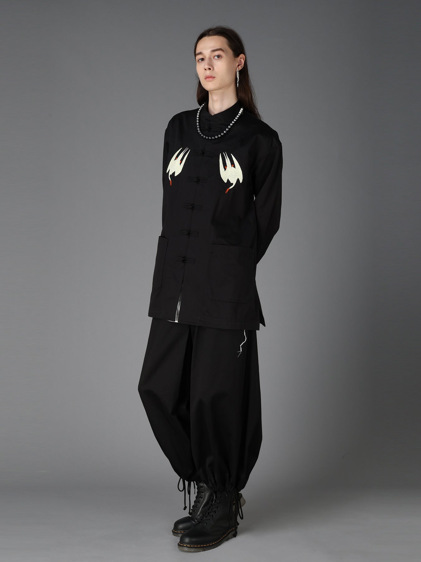 WEPON CLOTH TUFTED PUFFIN EMBROIDERY CHINA JACKET – THE SHOP YOHJI