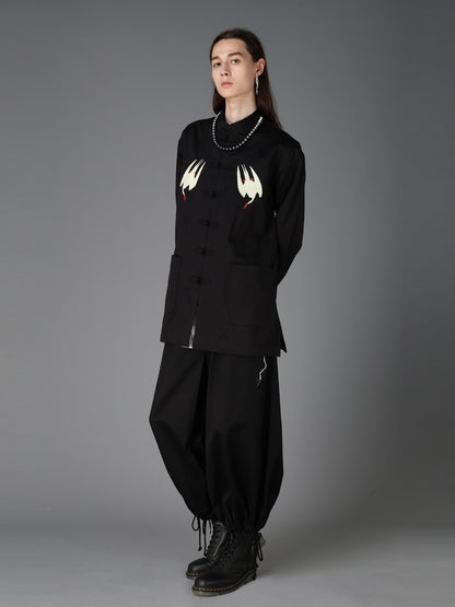 WEPON CLOTH TUFTED PUFFIN EMBROIDERY CHINA JACKET