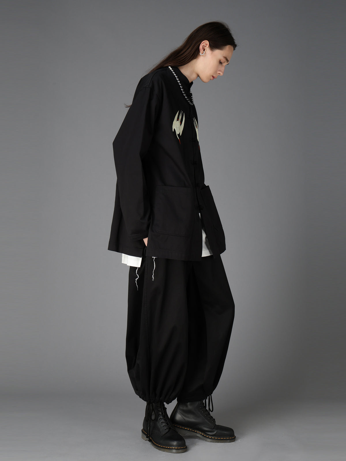 WEPON CLOTH TUFTED PUFFIN EMBROIDERY CHINA JACKET