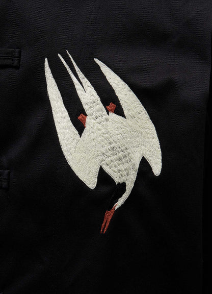 WEPON CLOTH TUFTED PUFFIN EMBROIDERY CHINA JACKET