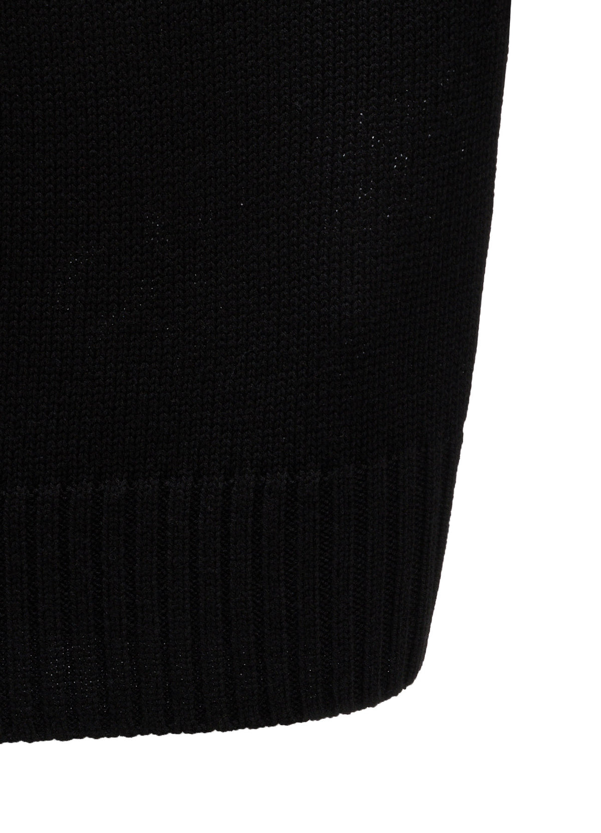FLOCKED LILY MOTIF KNIT TURTLE NECK PULLOVER