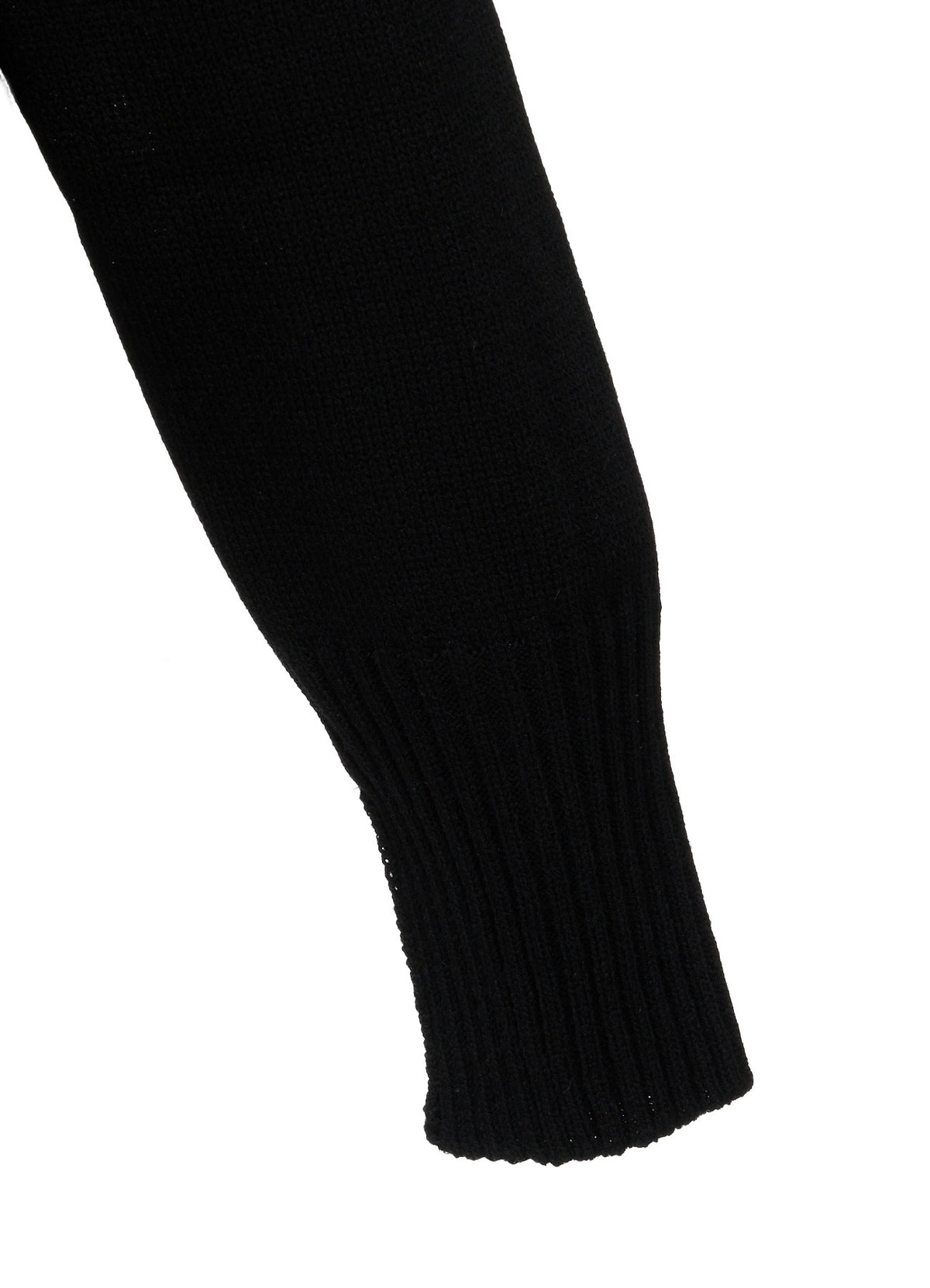 BULKY WOOL BLEND ASYMMETRIC STITCH ZIP-UP KNIT