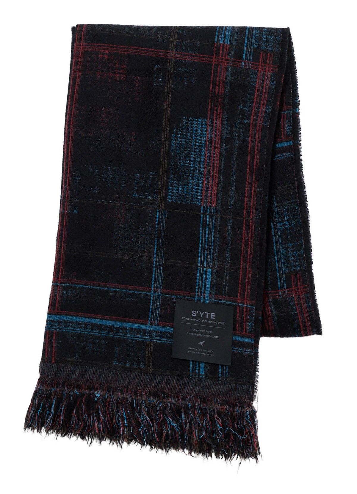 CHECK JACQUARD STOLE