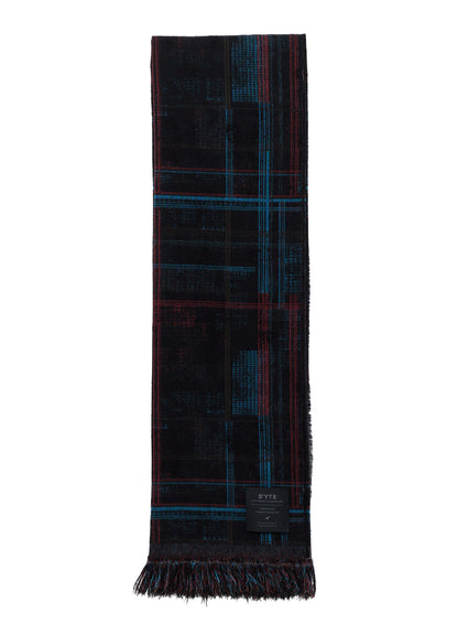 CHECK JACQUARD STOLE