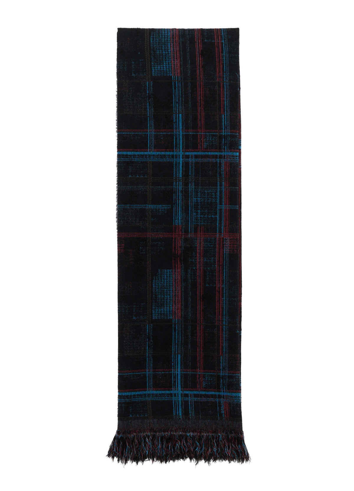 CHECK JACQUARD STOLE