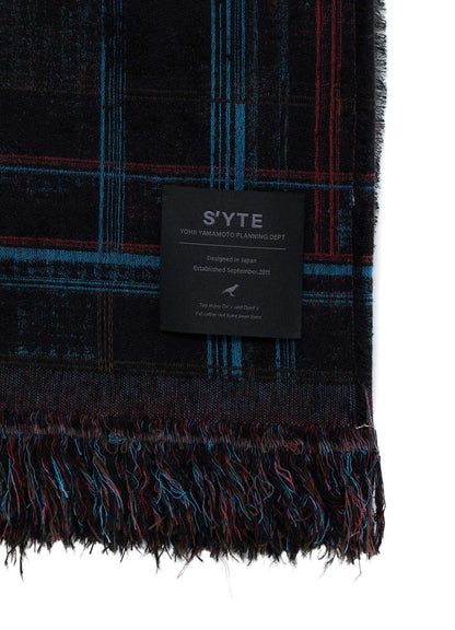 CHECK JACQUARD STOLE