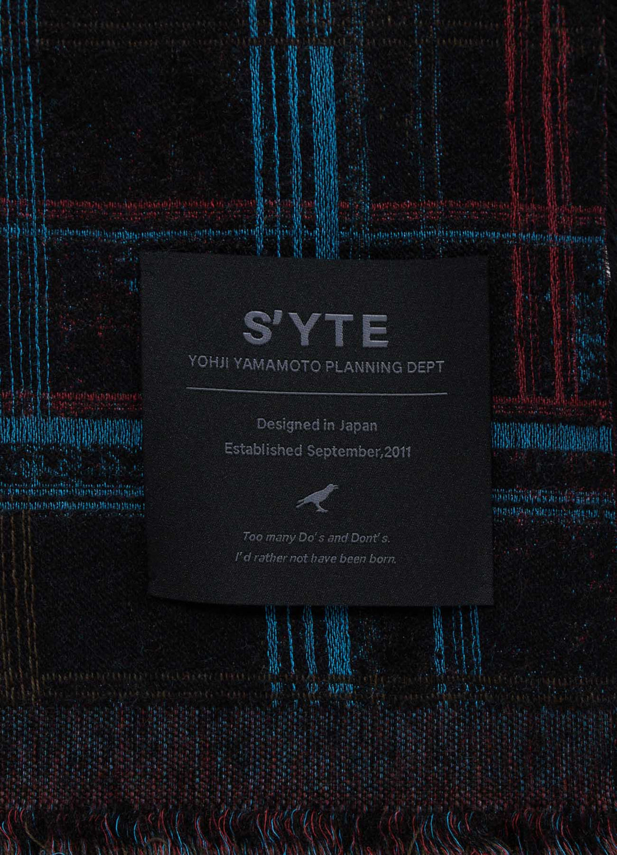 CHECK JACQUARD STOLE